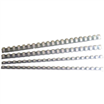 GBC PLASTIC BINDING COMB ROUND 21 LOOP 6MM A4 WHITE PACK 100