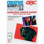 CREATIVE PHOTO PAPER EVERYDAY 170GSM A4 WHITE PACK 100