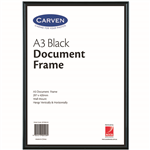 CARVEN DOCUMENT FRAME A3 BLACK