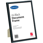 CARVEN DOCUMENT FRAME A4 BLACK