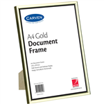 CARVEN DOCUMENT FRAME A4 GOLD