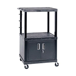 TUFFY UTILITY TROLLEY CABINET PACK BLACK