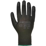 PORTWEST A120 PU PALM GLOVE BLACK L