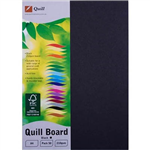 QUILL XL MULTIBOARD 210GSM A4 BLACK PACK 50