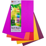 QUILL XL MULTIBOARD 210GSM A4 HOT ASSORTED PACK 50