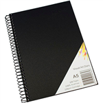 QUILL VISUAL ART DIARY 110GSM 120 PAGE A5 PP BLACK