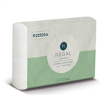 REGAL CLASSIC COMPACT INTERLEAVED HAND TOWEL 190 X 245MM 120 SHEETS CARTON 20