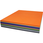 RAINBOW COVER PAPER 125GSM 380 X 510MM ASSORTED PACK 500