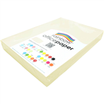 RAINBOW COLOURED A3 COPY PAPER 80GSM 500 SHEETS IVORY