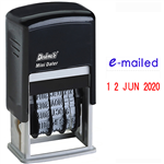 DESKMATE RP2441LX SELFINKING DATE STAMP EMAILED BLUERED