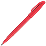 PENTEL S520 SIGN PEN 08MM RED