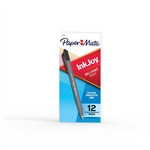 PAPERMATE INKJOY 100RT RETRACTABLE BALLPOINT PEN BLACK BOX 12