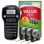 DYMO LABELMANAGER 160P LABELLER VALUE PACK BLACK