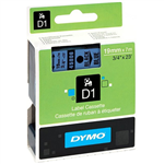 DYMO 45806 D1 LABELLING TAPE 19MM X 7M BLACK ON BLUE