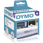 DYMO 99012 LW ADDRESS LABELS 89 X 36MM WHITE ROLL 260 BOX 2