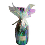 RAINBOW SHIMMER WRAP 500 X 700MM PLAIN PACK 10
