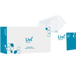 LIVI ESSENTIALS FACIAL TISSUES HYPOALLERGENIC 2PLY 200 SHEET