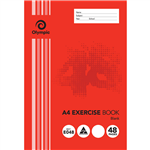 OLYMPIC E048 EXERCISE BOOK UNRULED 55GSM 48 PAGE A4