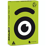 OPTIX COLOURED A4 COPY PAPER 160GSM ZETO LIME PACK 200 SHEETS