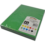RAINBOW SPECTRUM BOARD 220GSM A4 EMERALD GREEN PACK 100