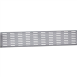 RAPID SPAN METAL MODESTY PANEL 1500MM DESK 1290 X 300MM SILVER