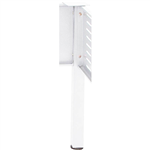 RAPID SPAN CORNER WORKSTATION SQUARE POLE WHITE SATIN