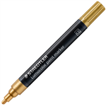 STAEDTLER 349 LUMOCOLOR PAINT MARKER BULLET 24MM GOLD