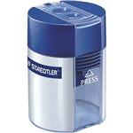 STAEDTLER 512 001 TUB PENCIL SHARPENER 2HOLE BLUE