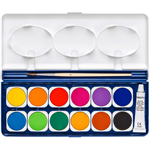 STAEDTLER NORIS WATERCOLOUR PAINT TRAY WHITEBLUE