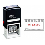 SHINY 9S410 SELF INKING DATE STAMP WITH MESSAGE EMAILED