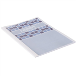 GOLD SOVEREIGN THERMAL BINDING COVER 10MM A4 WHITE BACK  CLEAR FRONT BOX 80