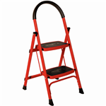 BRADY 2 STEP LADDER 120KG RED