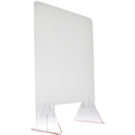 TRAFALGAR ACRYLIC SNEEZE GUARD SCREEN 600 X 800MM SMALL
