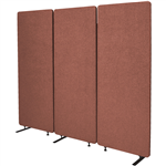 VISIONCHART ZIP ACOUSTIC TRIPLE EXTENSION PANEL 1650 X 1830MM COPPER