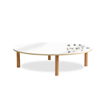 VISIONCHART CREATIVE KIDS GROUP TIME TABLE 1200MM ROUND WHITE