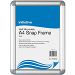 INITIATIVE SNAP FRAME WALL MOUNTABLE A4 SILVER