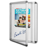 VISIONCHART NEO WHITEBOARD NOTICE CASE HINGED DOOR 1 LOCK 900 X 600MM