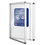 VISIONCHART NOTICECASE NEO HINGED DOOR A0 1200 X 900MM WHITREBOARD MAGNETIC SURFACE