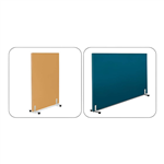 VISIONCHART MOBILE ROOM DIVIDER LIGHTWEIGHT SCREEN 1190 X 1190MM AUTEX COLOURS