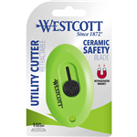 WESTCOTT 16474 MAGNETIC MINI RETRACTABLE CERAMIC SAFETY UTILITY CUTTER