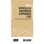 WILDON VEHICLE LOG EXPENSES BOOK BROWN
