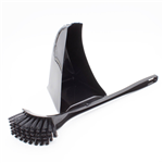 COMPASS PLASTIC TOILET BRUSH BLACK