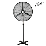 NERO INDUSTRIAL PEDESTAL FAN 75CM BLACK