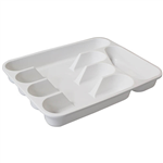 CONNOISSEUR CUTLERY TRAY 5 COMPARTMENT WHITE