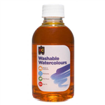EDUCATIONAL COLOURS WASHABLE WATERCOLOUR PAINT 250ML YELLOW