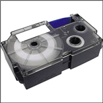 CASIO XR9WE1 LABELING TAPE 9MM X 8MTR BLACK ON WHITE