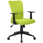 ASHLEY TYPIST CHAIR MEDIUM MESH BACK ARMS GREEN