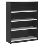 YS DESIGN OXLEY BOOKCASE 4 SHELF 900 X 315 X 1200MM WHITEIRONSTONE