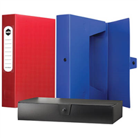 PP Box File with Button