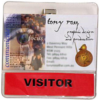 Card Holders and Name Badges